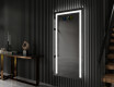 Duże pionowe lustro podświetlane do przedpokoju LED L11 #9