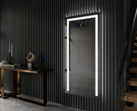 Duże pionowe lustro podświetlane do przedpokoju LED L11 #9