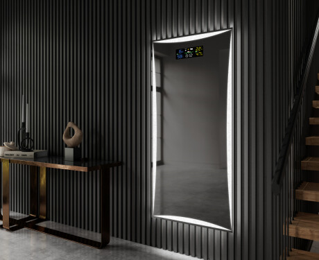 Lustro dekoracyjne podświetlane do przedpokoju LED L77 #9