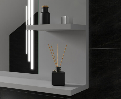 Lustro łazienkowe LED z Półkami L27 #6