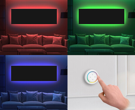 Prostokątne nowoczesne dekoracyjne lustro L169 #11