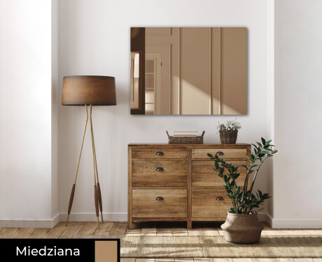 Prostokątne nowoczesne dekoracyjne lustro L169 #2