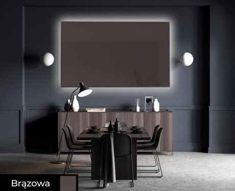 Prostokątne nowoczesne dekoracyjne lustro L169 #4