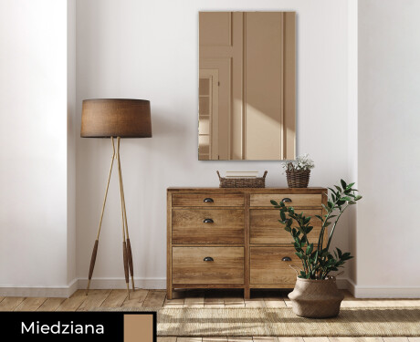 Prostokątne dekoracyjne kolorowe lustro na wymiar L170 #2