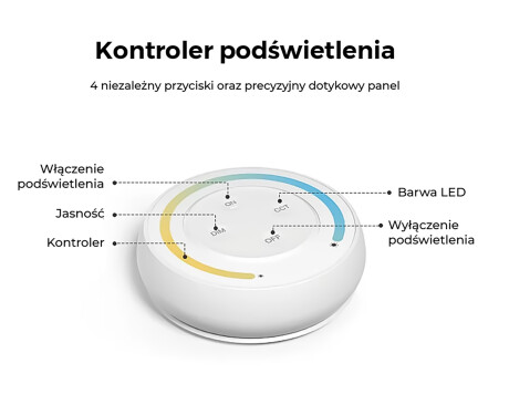 Zaokrąglone nowoczesne dekoracyjne lustro L172 #12