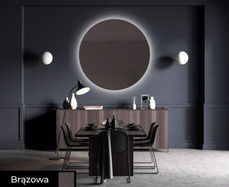 Okrągłe nowoczesne dekoracyjne lustro L175 #4