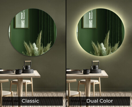 Okrągłe nowoczesne dekoracyjne lustro L175 #9