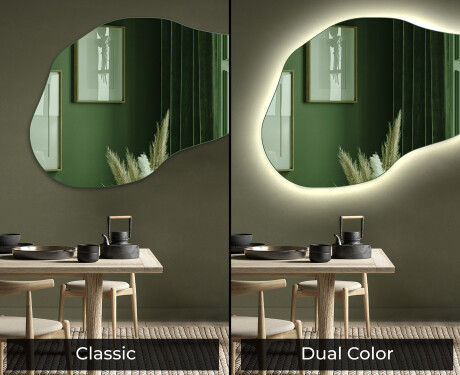Nieregularne nowoczesne dekoracyjne lustro L180 #9