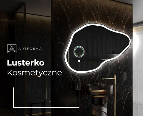 Lustro nieregularne podświetlane dekoracyjne LED P222 #4