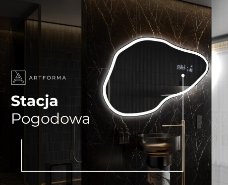 Lustro nieregularne podświetlane dekoracyjne LED P222 #6