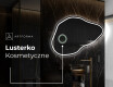 Lustro LED nieregularne z oświetleniem na ścianę P223 #4