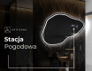 Lustro LED nieregularne z oświetleniem na ścianę P223 #6