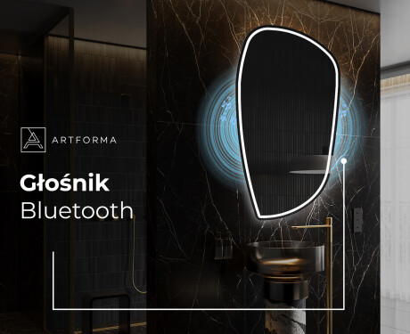 Lustro asymetryczne łazienkowe podświetlane LED I223 #5