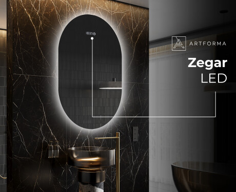 Lustro Łazienkowe Pionowe Podświetlane LED L229 #7