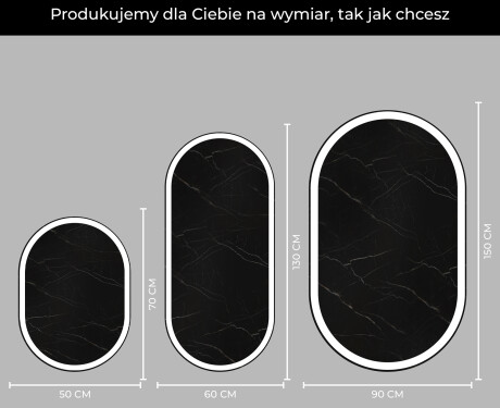 Lustro Łazienkowe Pionowe Podświetlane LED L230 #4