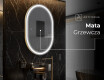 Lustro Łazienkowe Pionowe Podświetlane LED L231 #8