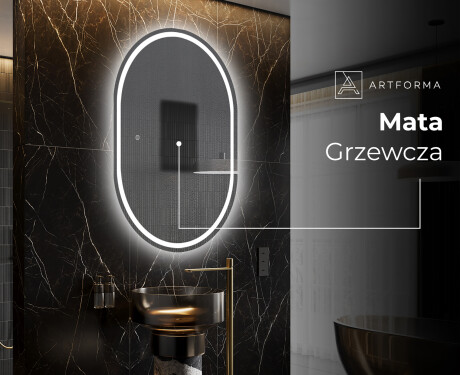 Lustro Łazienkowe Pionowe Podświetlane LED L231 #8