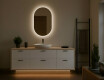 Lustro Łazienkowe Podświetlane 50x80cm z zimną barwą LED 7000K, ciepłą barwą 3000K lub barwą neutralną 4500K