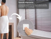 Lustro Łazienkowe Podświetlane 50x80cm z zimną barwą LED 7000K, ciepłą barwą 3000K lub barwą neutralną 4500K #4