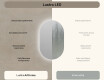 Lustro Łazienkowe Podświetlane 50x80cm z zimną barwą LED 7000K, ciepłą barwą 3000K lub barwą neutralną 4500K #6