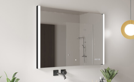 Lustro Łazienkowe Podświetlane LED z Ramą - Superlight