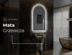 Lustro LED nieregularne z oświetleniem na ścianę Y223 #8