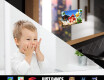Prostokątne Lustro Łazienkowe LED Loft FrameLine L02 #9