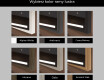 Prostokątne Lustro Łazienkowe LED Loft FrameLine L09 #2