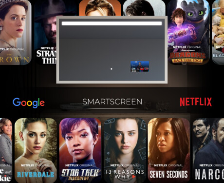 Lustro Łazienkowe Prostokątne LED Loft FrameLine L12 #6