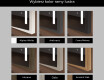 Prostokątne Lustro Łazienkowe LED Loft FrameLine L134 #2