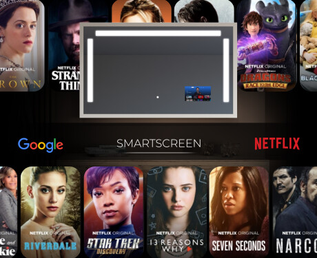 Prostokątne Lustro Łazienkowe LED Loft FrameLine L134 #6