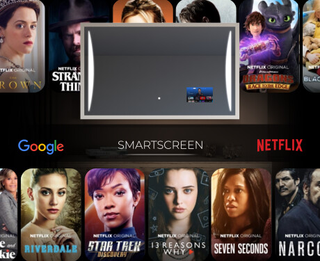 Prostokątne Lustro Łazienkowe LED Loft FrameLine L135 #6