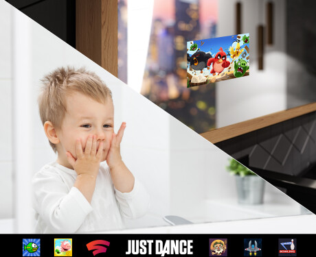 Prostokątne Lustro Łazienkowe LED Loft FrameLine L135 #9