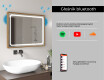 Prostokątne Lustro Łazienkowe Z Ramą LED Loft FrameLine L137 #11