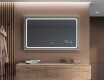 Prostokątne Lustro Łazienkowe Z Ramą LED Loft FrameLine L137 #12