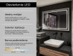 Prostokątne Lustro Łazienkowe Z Ramą LED Loft FrameLine L137 #4