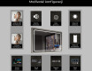 Prostokątne Lustro Łazienkowe Z Ramą LED Loft FrameLine L137 #7