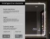 Prostokątne Lustro Łazienkowe Z Ramą LED Loft FrameLine L137 #8