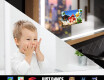 Prostokątne Lustro Łazienkowe Z Ramą LED Loft FrameLine L137 #9