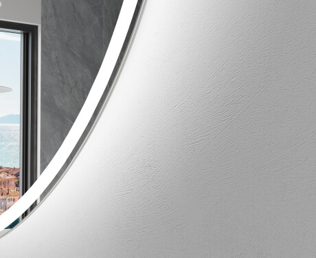 Lustro asymetryczne łazienkowe podświetlane LED R222 #2