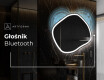 Lustro asymetryczne łazienkowe podświetlane LED R222 #6