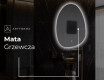 Lustro asymetryczne łazienkowe podświetlane LED SF221 #9