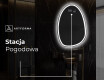 Lustro nieregularne podświetlane dekoracyjne LED SF222 #9