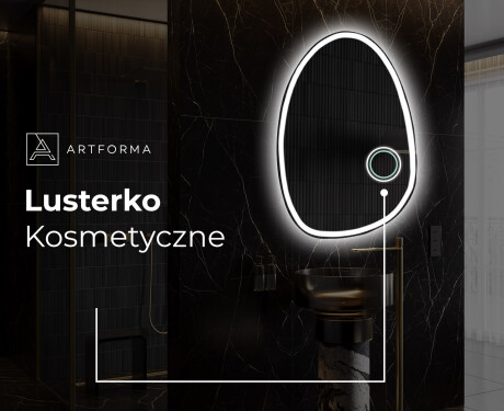 Lustro nieregularne podświetlane dekoracyjne LED SF222 #5