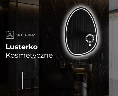 Lustro nieregularne podświetlane dekoracyjne LED SF223 #5