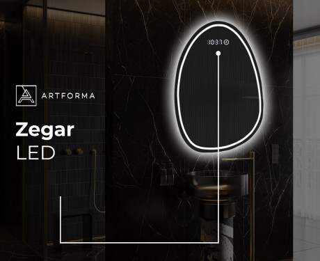 Lustro nieregularne podświetlane dekoracyjne LED SF223 #8