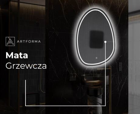 Lustro nieregularne podświetlane dekoracyjne LED SF223 #9