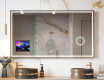 Prostokątne Lustro Smart LED Apple z ramką Displine L49