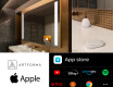 Inteligentne Lustro Łazienkowe Podświetlane Prostokątne LED Smart L02 Apple #2