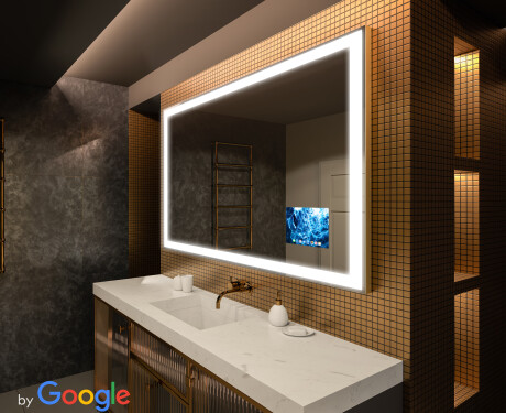 Inteligentne Lustro Łazienkowe Smart Google Z Oświetleniem LED L01